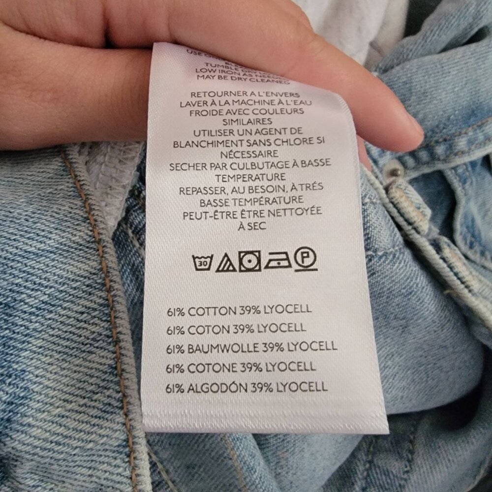 Free People Interstate Slouchy Denim Shorts Womens 25 Casual Y2K Jorts Relaxed - Picture 7 of 9